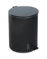 Урна с педалью 15 л (чёрная)