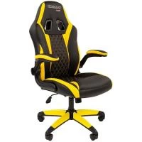 Кресло геймерское Chairman Game 15 (экокожа черно-желтая)